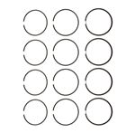 Piston Ring Set (4) - 3 Ring Type - Oversize +030 - BHM1183030 - OEM Goetze